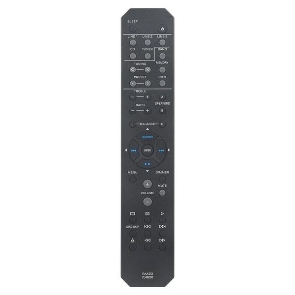 Replacement Remote Control for Yamaha Receiver RAX33 ZU49260 R-S202D RS202D