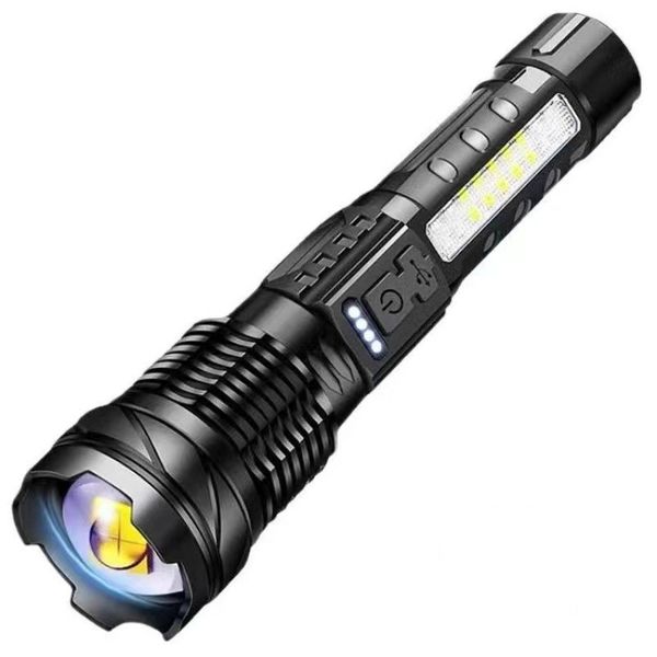 Battery-powered flashlight high-intensity laser gun charging