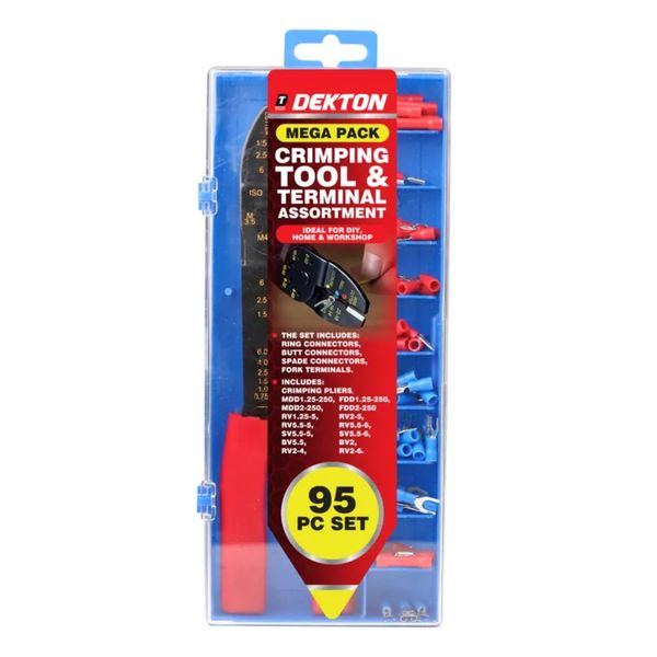 Dekton 95 Piece Terminal Crimping Plier Set