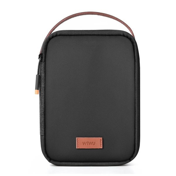 WiWU Minimalist Travel Pouch for Electronics Accessories Organizer Bag
