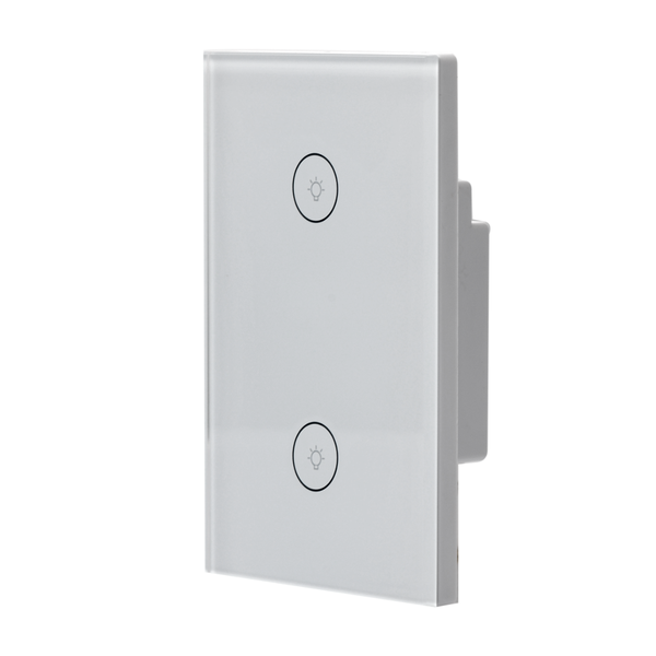 Smart Light Switch -Wi-Fi- 2 Gang Qualitel