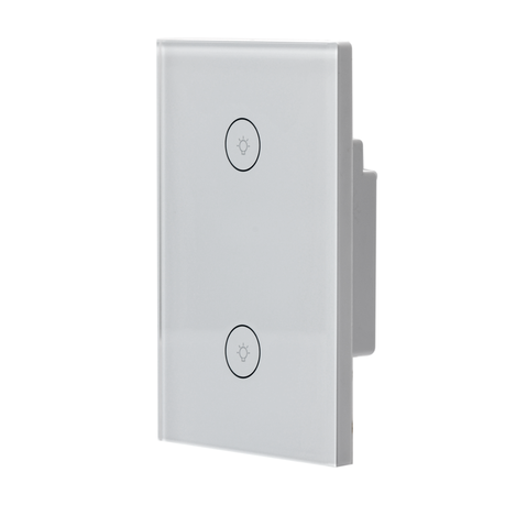 Smart Light Switch -Wi-Fi- 2 Gang Qualitel Image