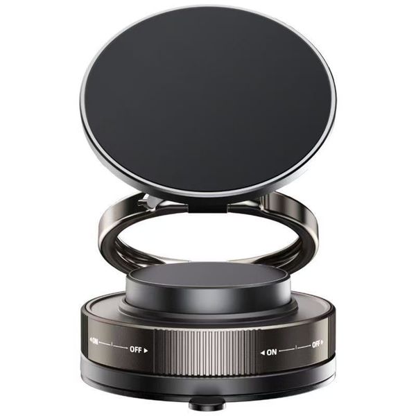 New Vacuum Suction Magnetic Car Mount - Rotatable &amp; Foldable