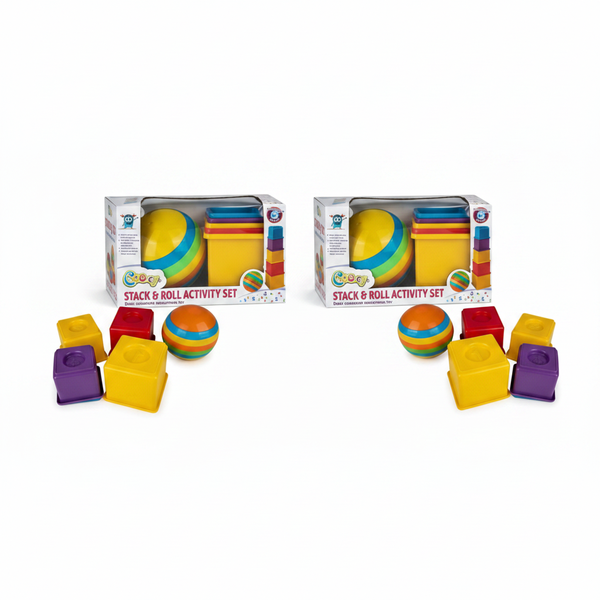 Cooey Baby Toy Stacking Set for Developmental Play - 2 Pack