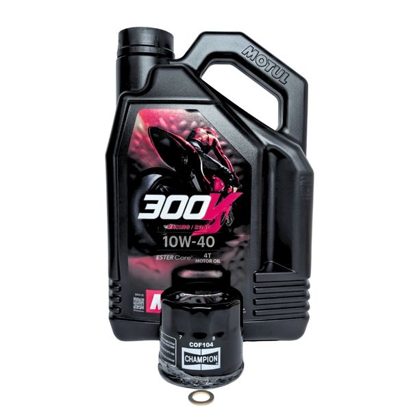 Oil Service Kit Compatible with a Wide Range of Triumph Motorcycles 104L