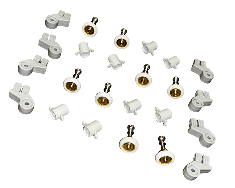 Rollers With Screws &amp; Spacers Combo 8 image
