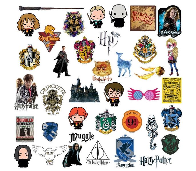 Harry Potter 50 Piece Sticker Set