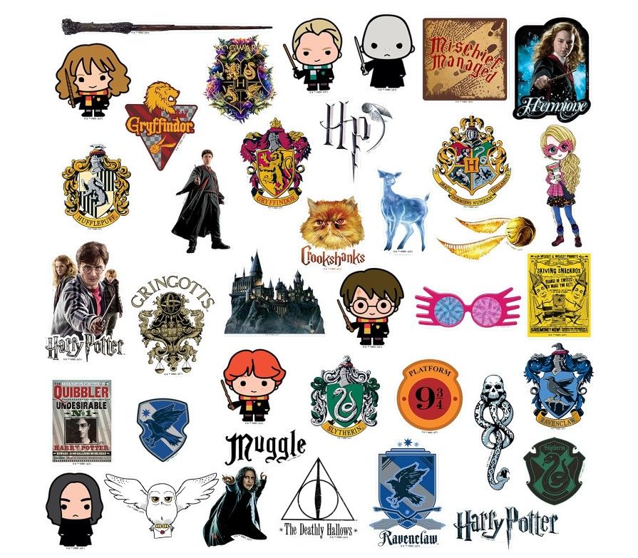 Harry Potter 50 Piece Sticker Set | Shop Today. Get it Tomorrow ...