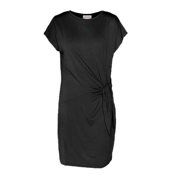 Hannah Grace Maternity Green Side Knot Dress