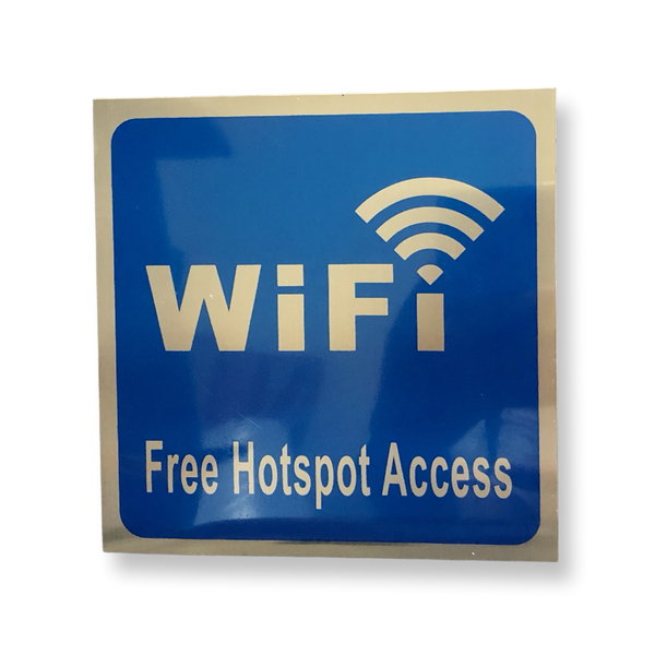 WiFi Free Hotspot Access Sticker Decal Sticker