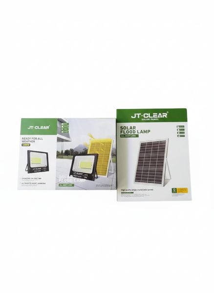 400w JT High Bright Solar Flood Light, Spotlight with Remote Control.