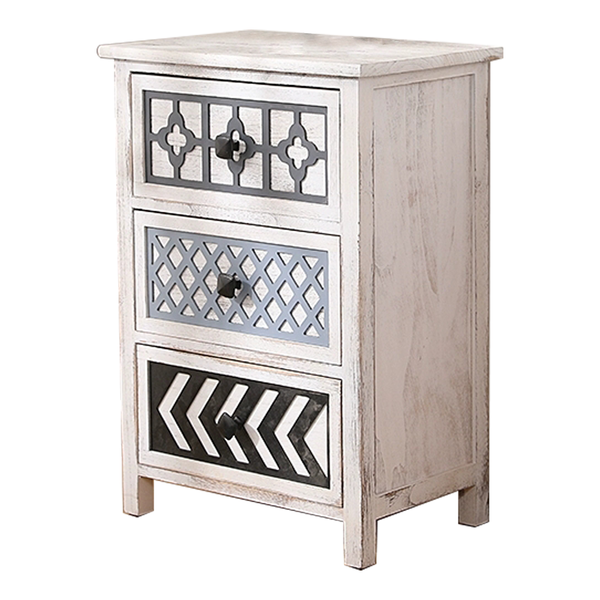 Wooden Cabinet with 3 Drawers