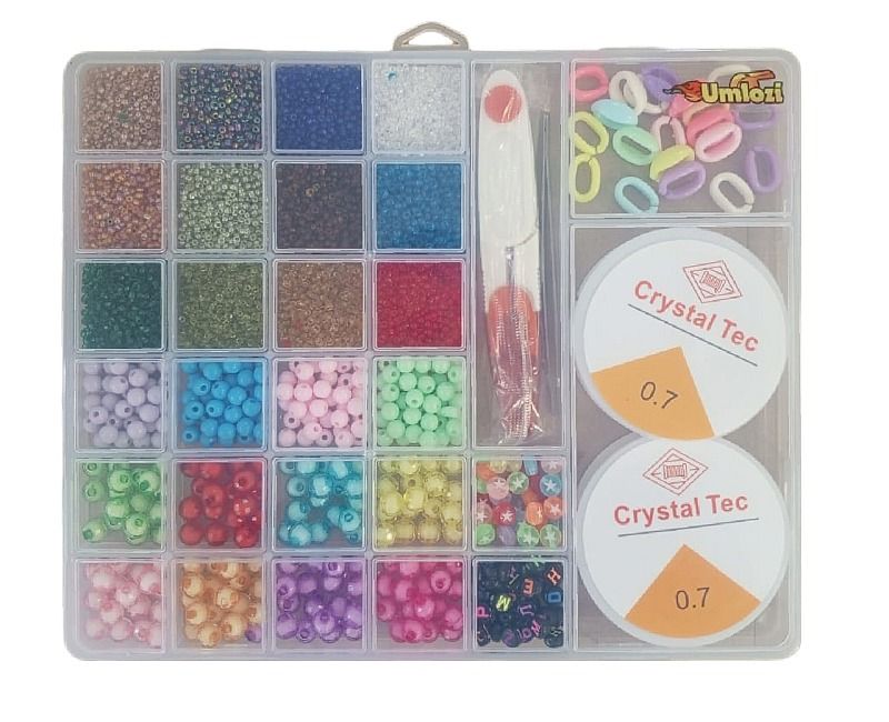 Jewelry Bead Craft Set Assorted Bead Styes & 14m Of Elastic Shop Today. Get it Tomorrow
