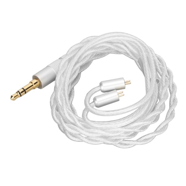 Professional Silver Plated Copper Earphone Cable Replacement for AS10, ZS10, ED16, ES4, ZST, TRN