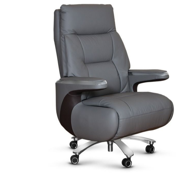 Grey Executive Recliner Office Chair image