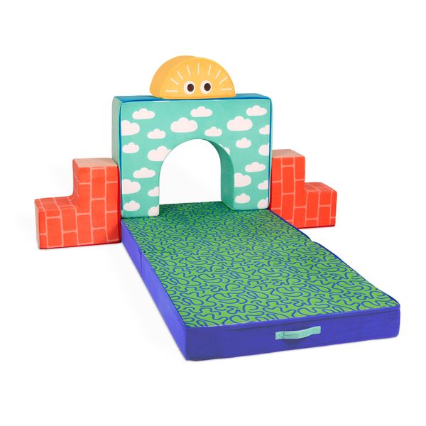 Battat Cloud Castle Foam Fort Building Set - 5-Piece Modular Play Shapes