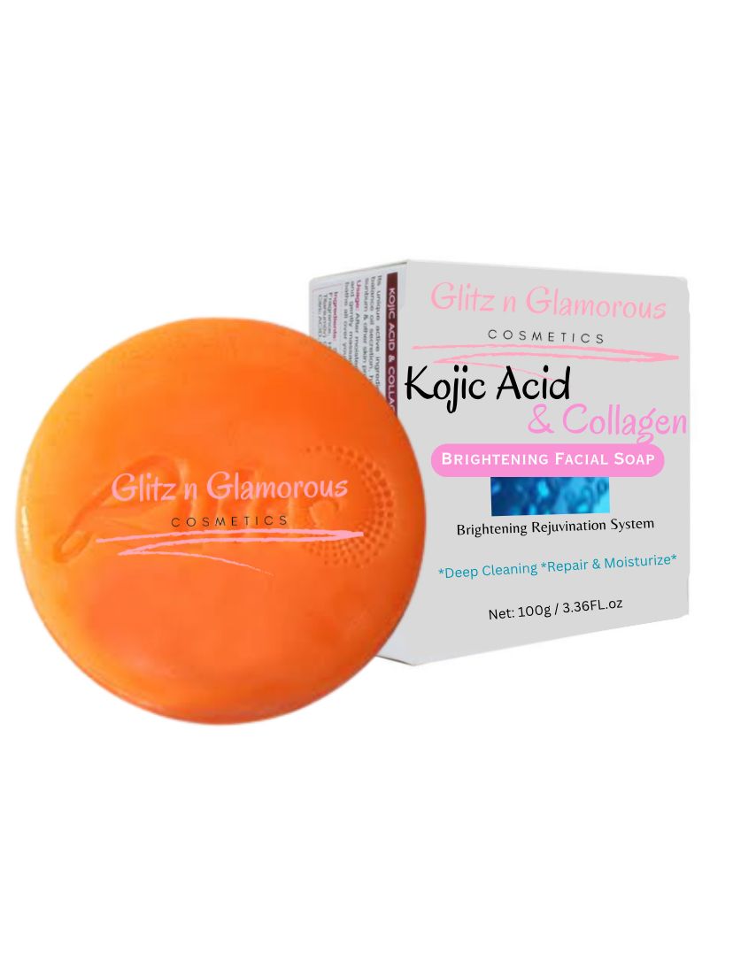 Glitz n Glamorous - Kojic Acid & Collagen Brightening Facial Soap ...