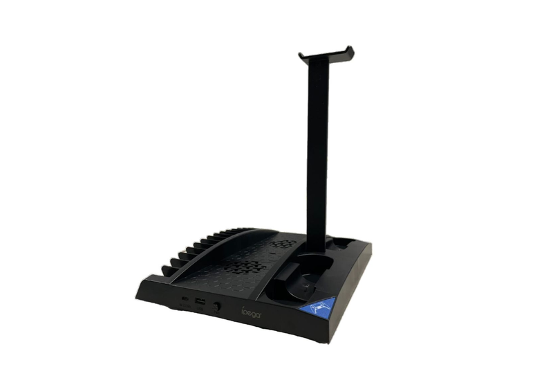 iPega 6-in-1 Vertical Stand - Compatible with PS5, PS5 Pro &amp; PS5 Slim