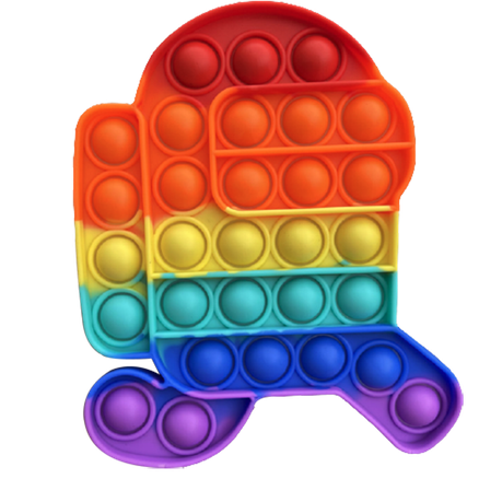 Among US Rainbow Running POP IT | Buy 