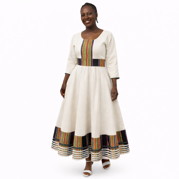 Wansati Vuyokazi Dress (Xhosa Umbhaco-Infused with Venda)