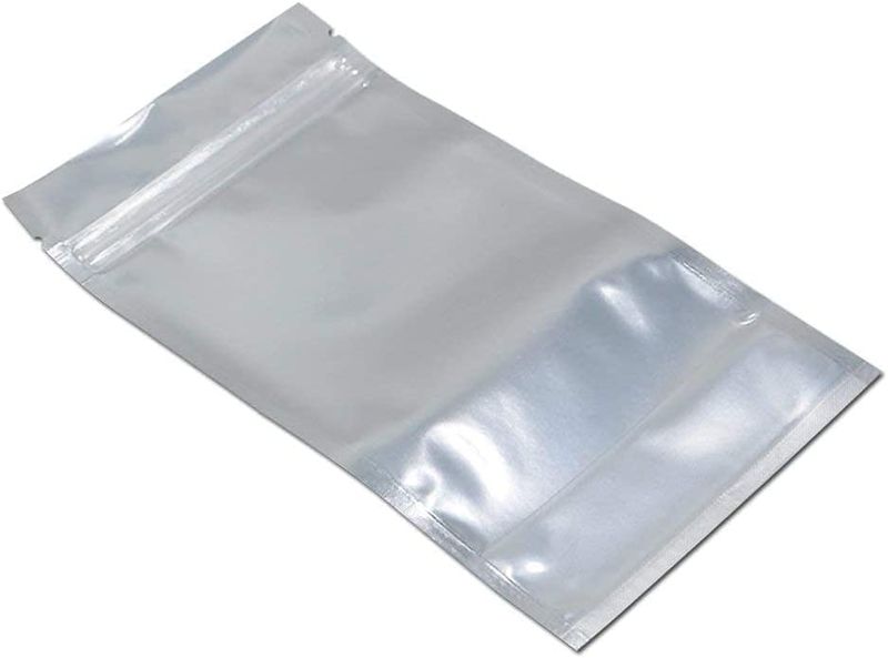 100 Pieces Metalized Clear Pouch Bags - Small (140 x 245)