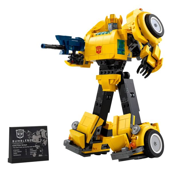 LEGO 10338 Icons Bumblebee Transformers Building Toy Set (Parallel Import)