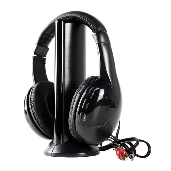Head Radio with Transmitter Base Computer Wireless Headset
