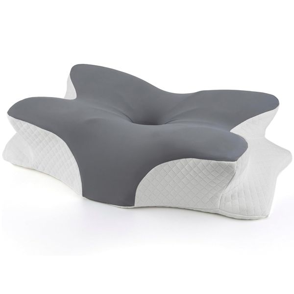 Contoured Memory Foam Pillow Cervical Butterfly Therapy Neck Pillow