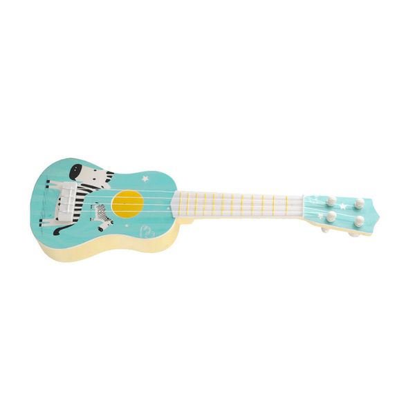 Plastic Ukulele Toy Zebra Design for Kids