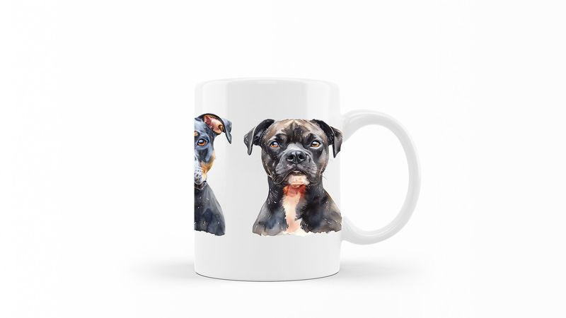 Staffordshire-Bull-Terrier Printed Coffee Mug