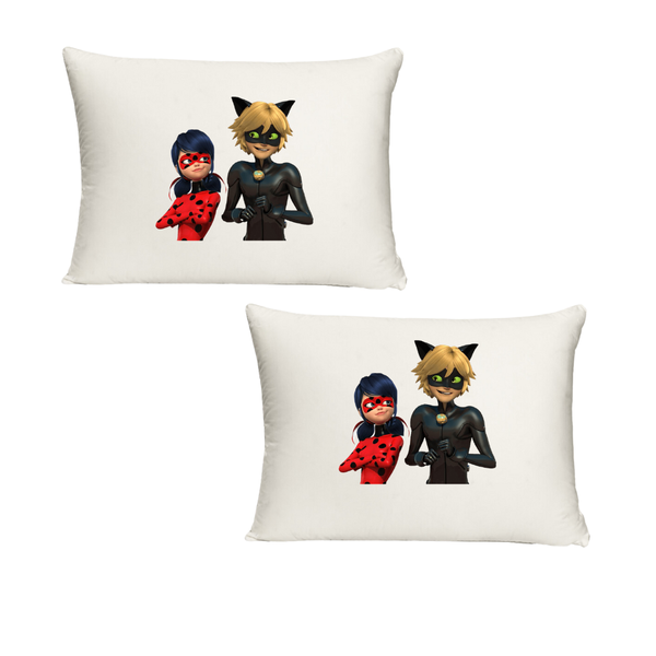 Ladybug and Cat Noir Twin Standard Pillowcases
