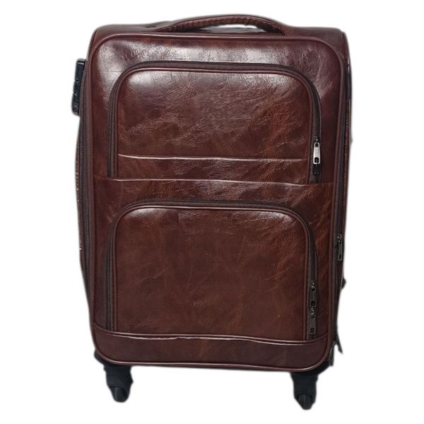 Leather Suitcase 23 lnch (Dark brown)