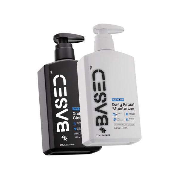 BASED - Daily Skincare Duo: Cleanser + Moisturizer Set (2 x 200ml)