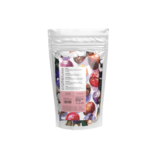 Caffeluxe Nespresso Compatible Signature Range Coffee Capsules | 100 Bag