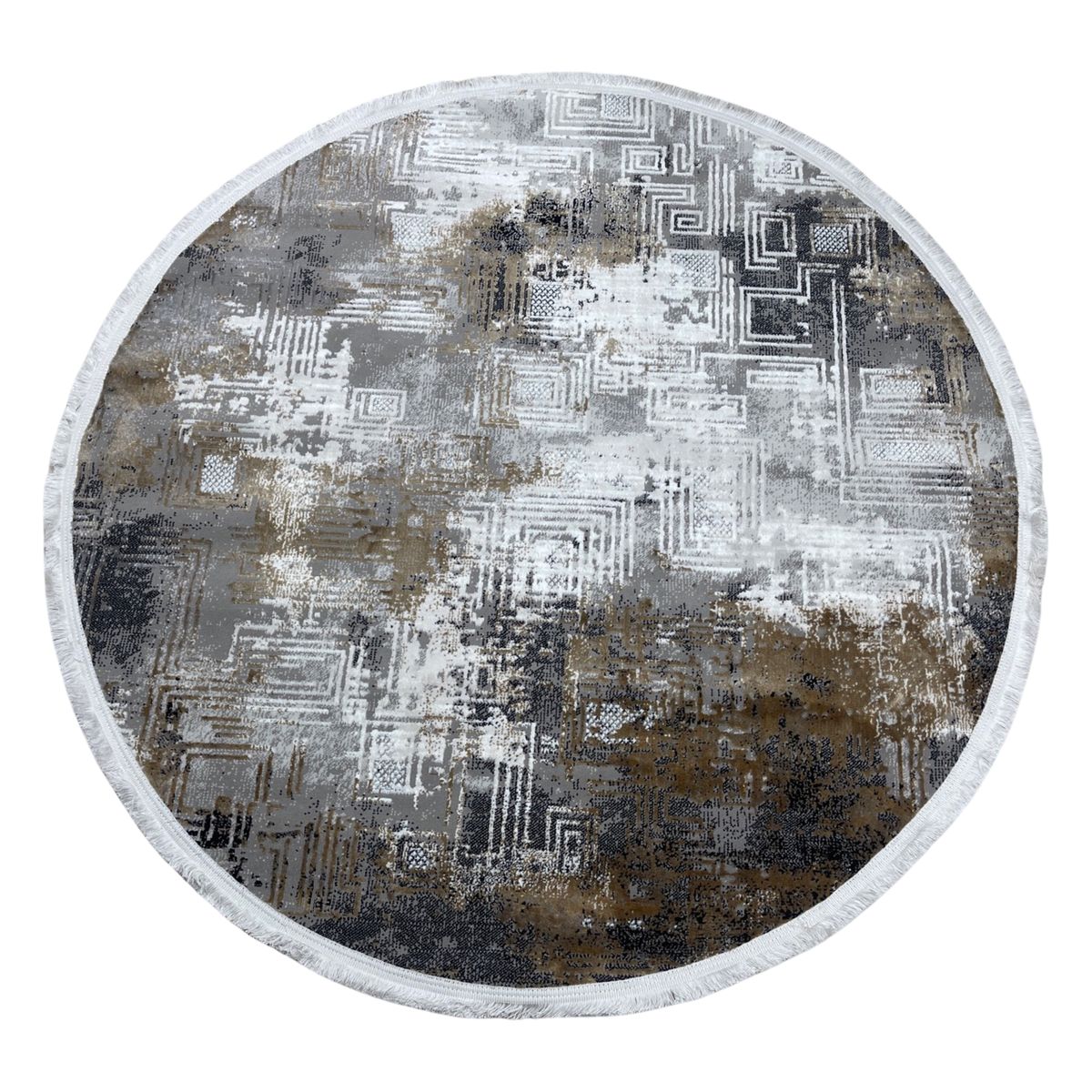Abstract Round Machine Woven Rug 150 x 150 cm Shop Today. Get it