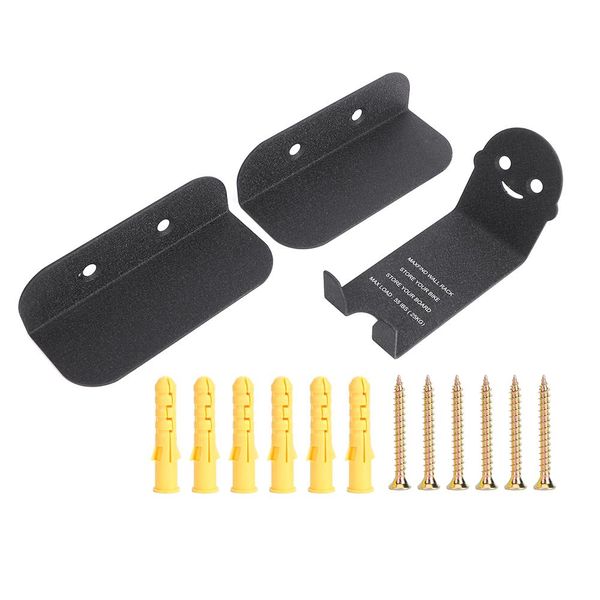 Bike Wall Mount Rack with Pedal Padlocks &amp; Tire Holder