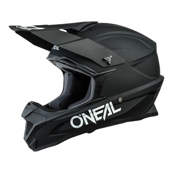 O Neal 1 Series MX Helmet Solid Black