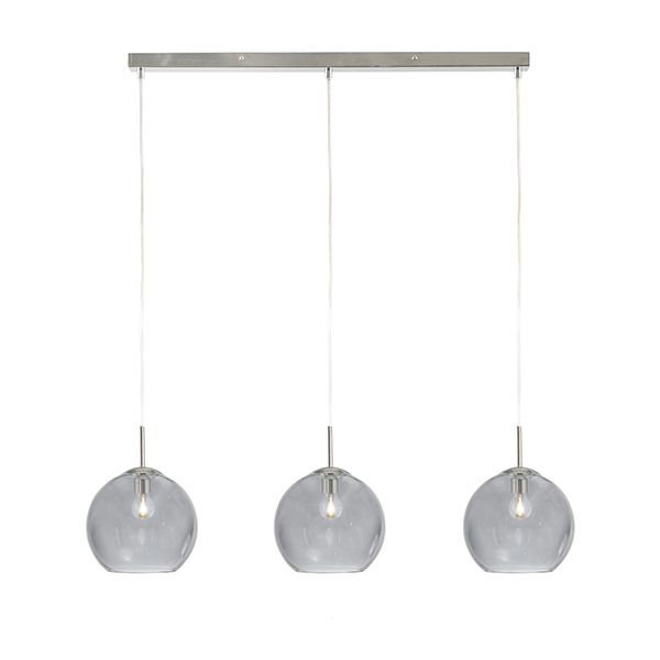 The Lighting Warehouse - Pendant Travolta 3 Light Smoke