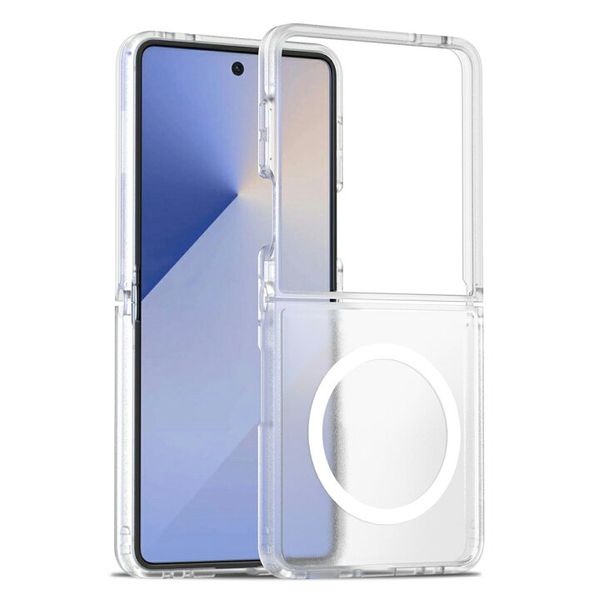 MagSafe Clear Transparent Case Compatible With Samsung Galaxy Z Flip 7