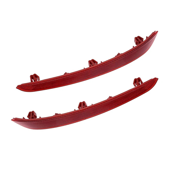 Rear Bumper Trim Reflector Strip Reflective Cover Compatible with Bmw