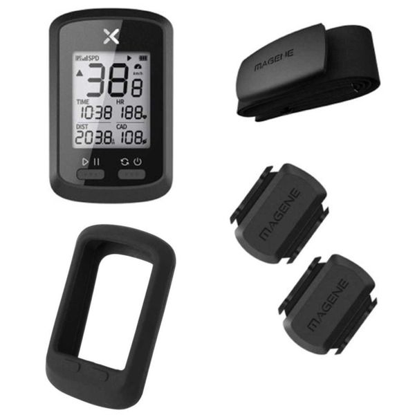 GPS Computer, Heart Rate Monitor, Speed+Cadence Sensor and Protective Case