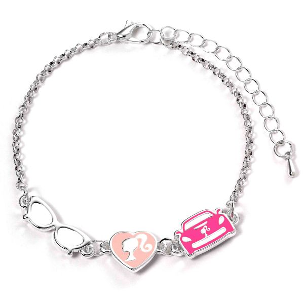 Barbie Charm Bracelet with three classic Charms