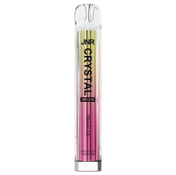 JNR Crystal Genuine - Peach-Ice 600 Puffs - Disposable 2%