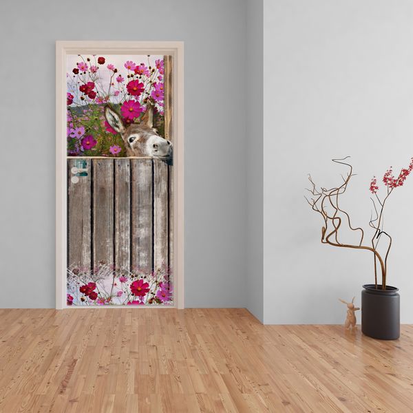 Decoupage Tear Resistant Transfers - Cosmos Donkey Door