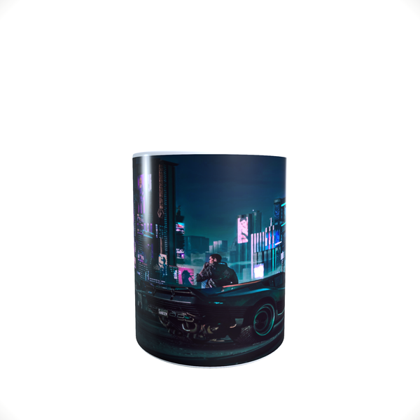 Cyberpunk 2077 - Background Night - Coffee Mug