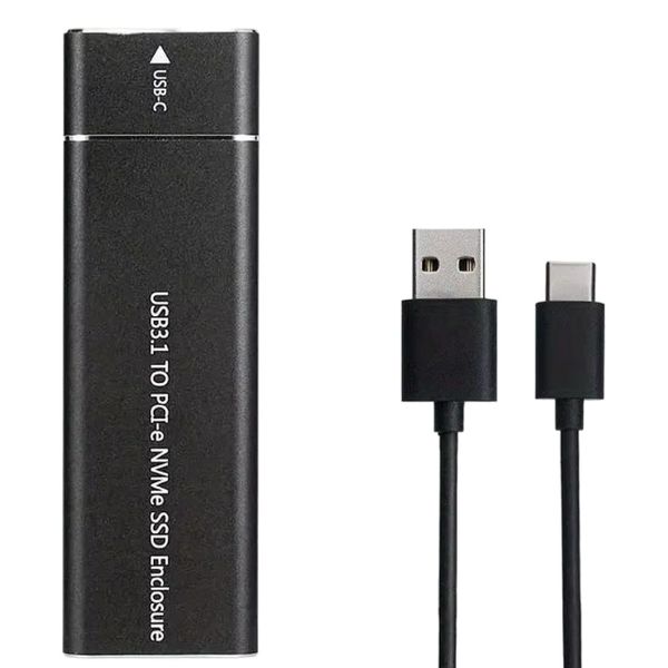 GC NVMe M.2 SSD Enclosure- USB 3.1 to NVMe M.2 SSD External Hard Drive Case