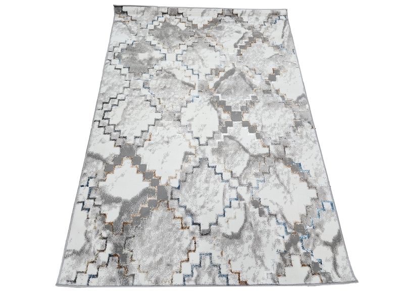 Quality Persian Rugs - Stunning Grey Blue Carpet 160 x 110 cm