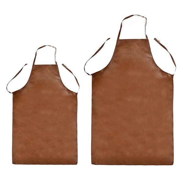 Home Garden Brown Heavy Duty Industrial Apron Wear Set Of 2