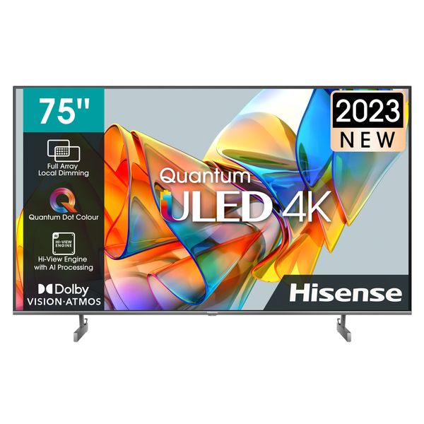 Hisense 75" U6K 4K Smart ULED TV with Quantum Dot &amp; HDR