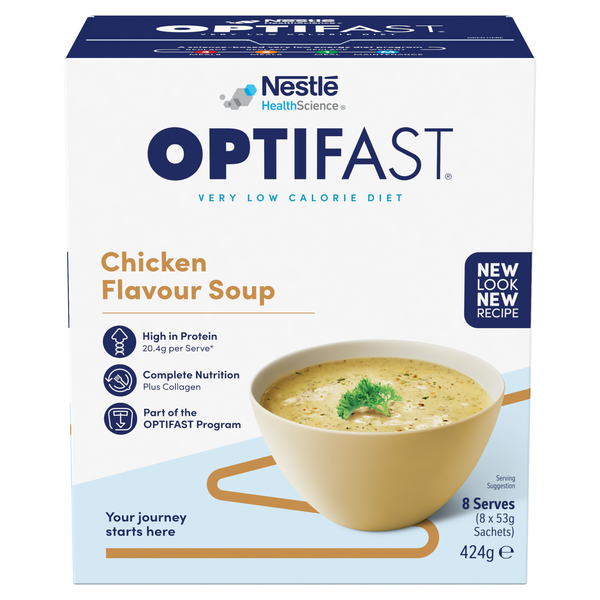 OPTIFAST Soup Chicken Flavor Meal Replacement for Weight Loss - 53g Sachet